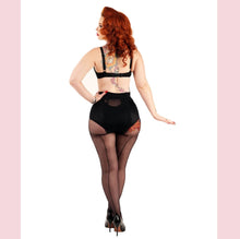 Load image into Gallery viewer, Pamela Mann Jive Seamed Tights Black
