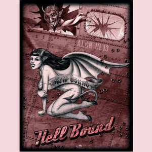 Hell Bound Large Metal Sign