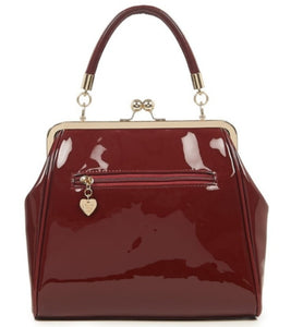 Banned American Vintage 1950s Handbag Burgandy