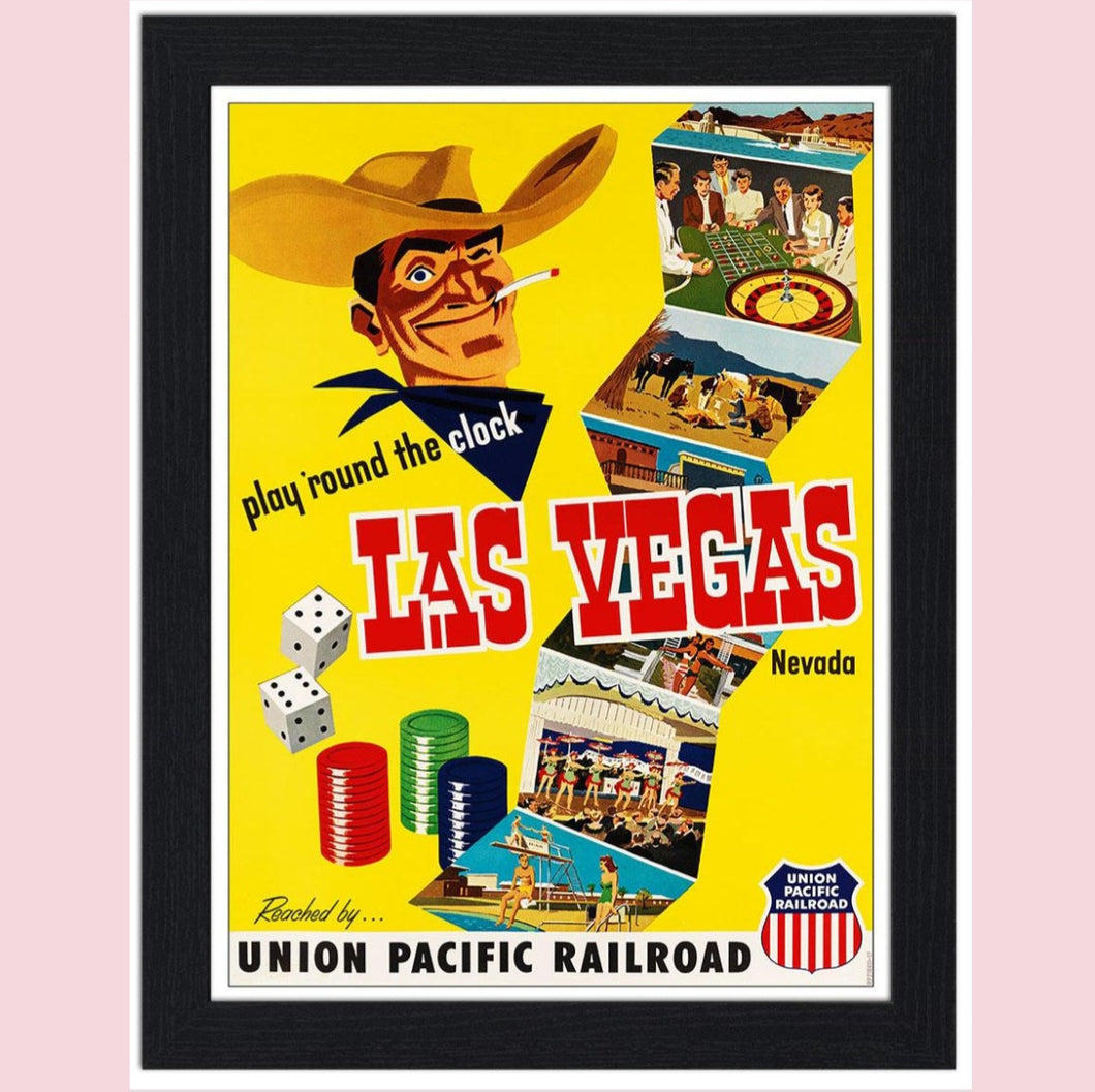 Union Pacific Railroad Las Vegas 30x40 Unframed Art Print