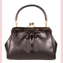 Load image into Gallery viewer, Banned Lockwood Bow Handbag Black
