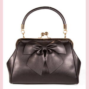 Banned Lockwood Bow Handbag Black