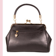 Load image into Gallery viewer, Banned Lockwood Bow Handbag Black
