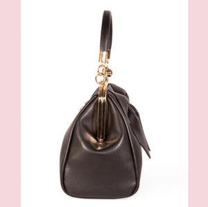 Banned Lockwood Bow Handbag Black