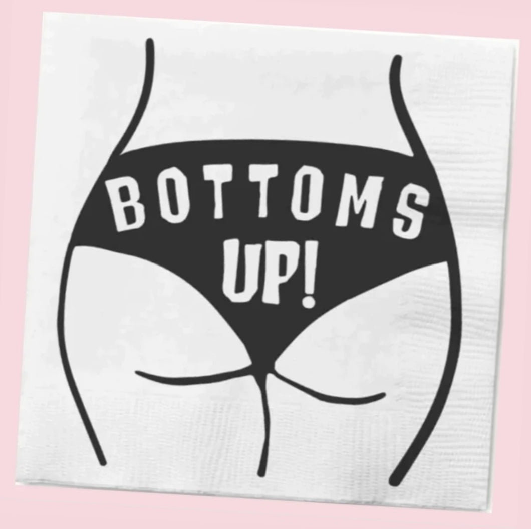 Bottoms Up Cocktail Napkins