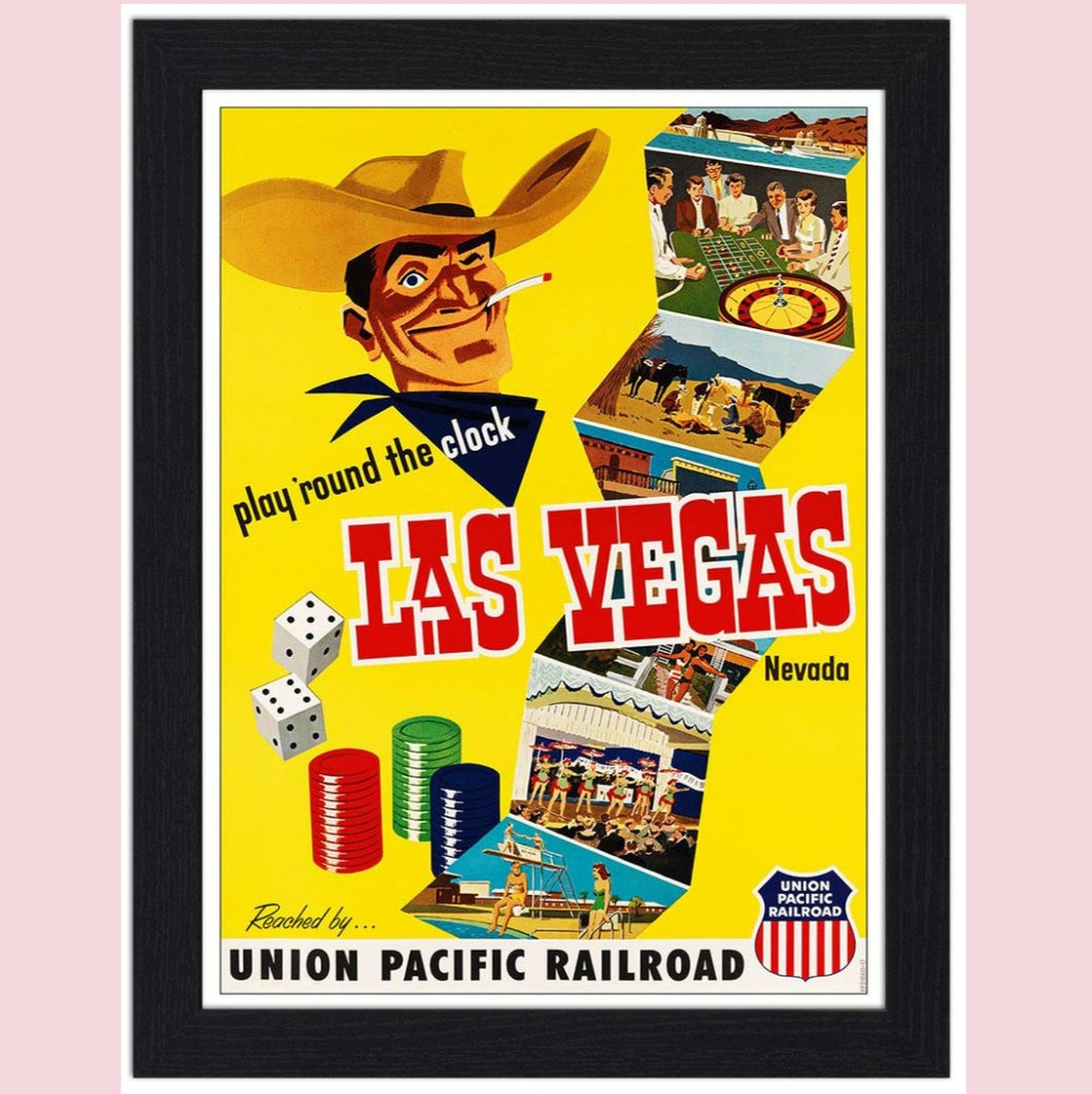 Las Vegas Union Pacific Railroad 30x40 Unframed Art Print