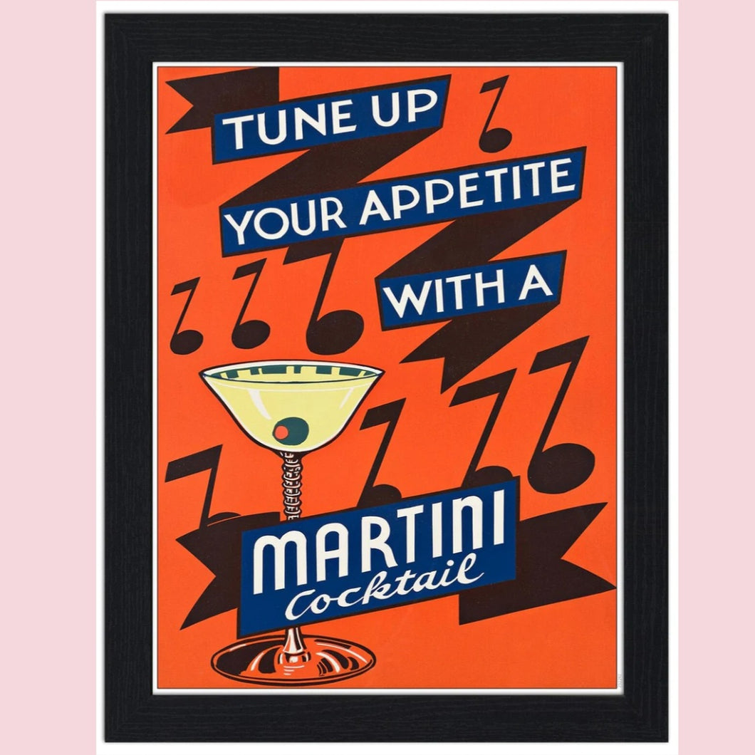 Martini Cocktail 30x40 Unframed Art Print