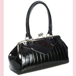 Banned Maggie May Rockabilly Handbag Black