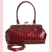 Load image into Gallery viewer, Maggie May Rockabilly Handbag Burgandy
