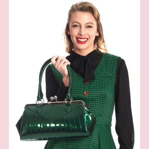 Maggie May Rockabilly Handbag Green