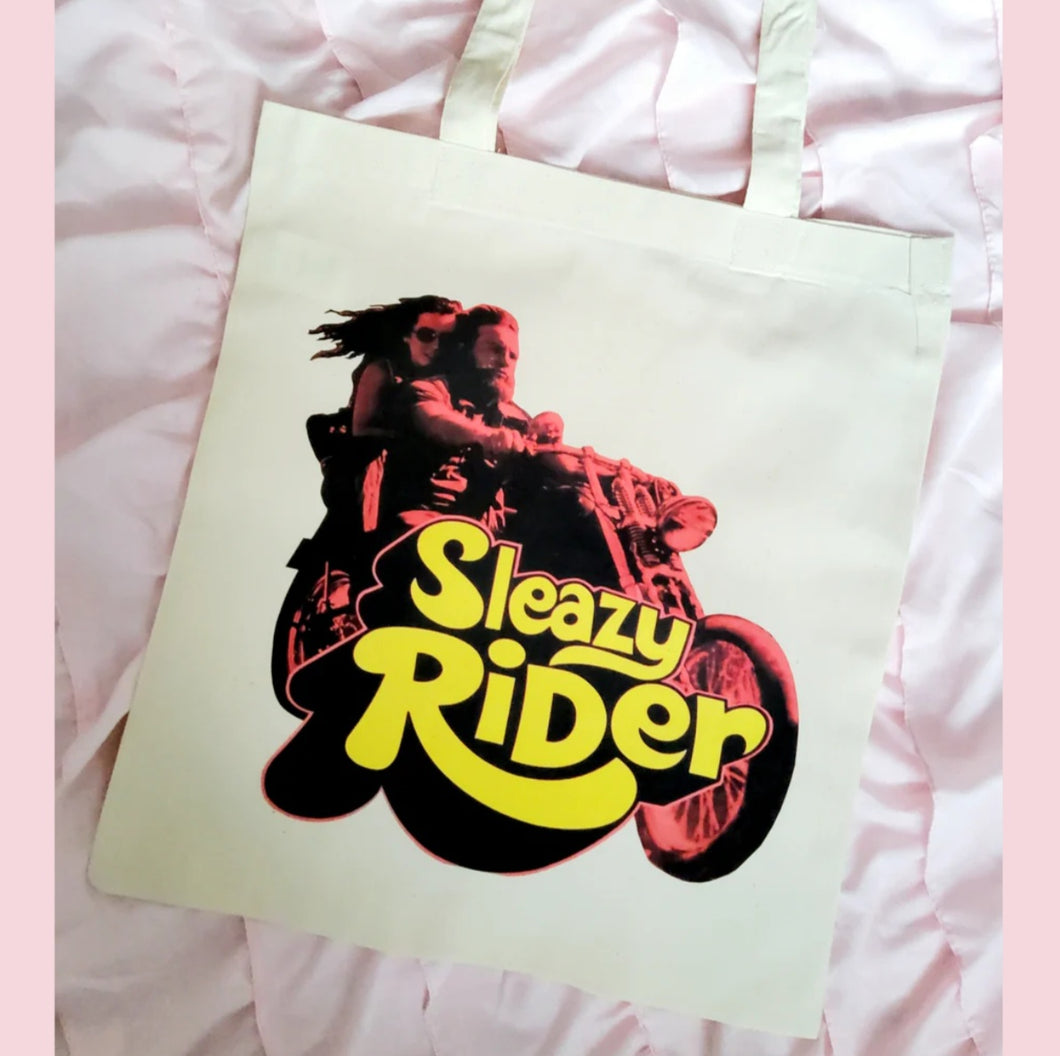 Sleazy Rider Tote Bag