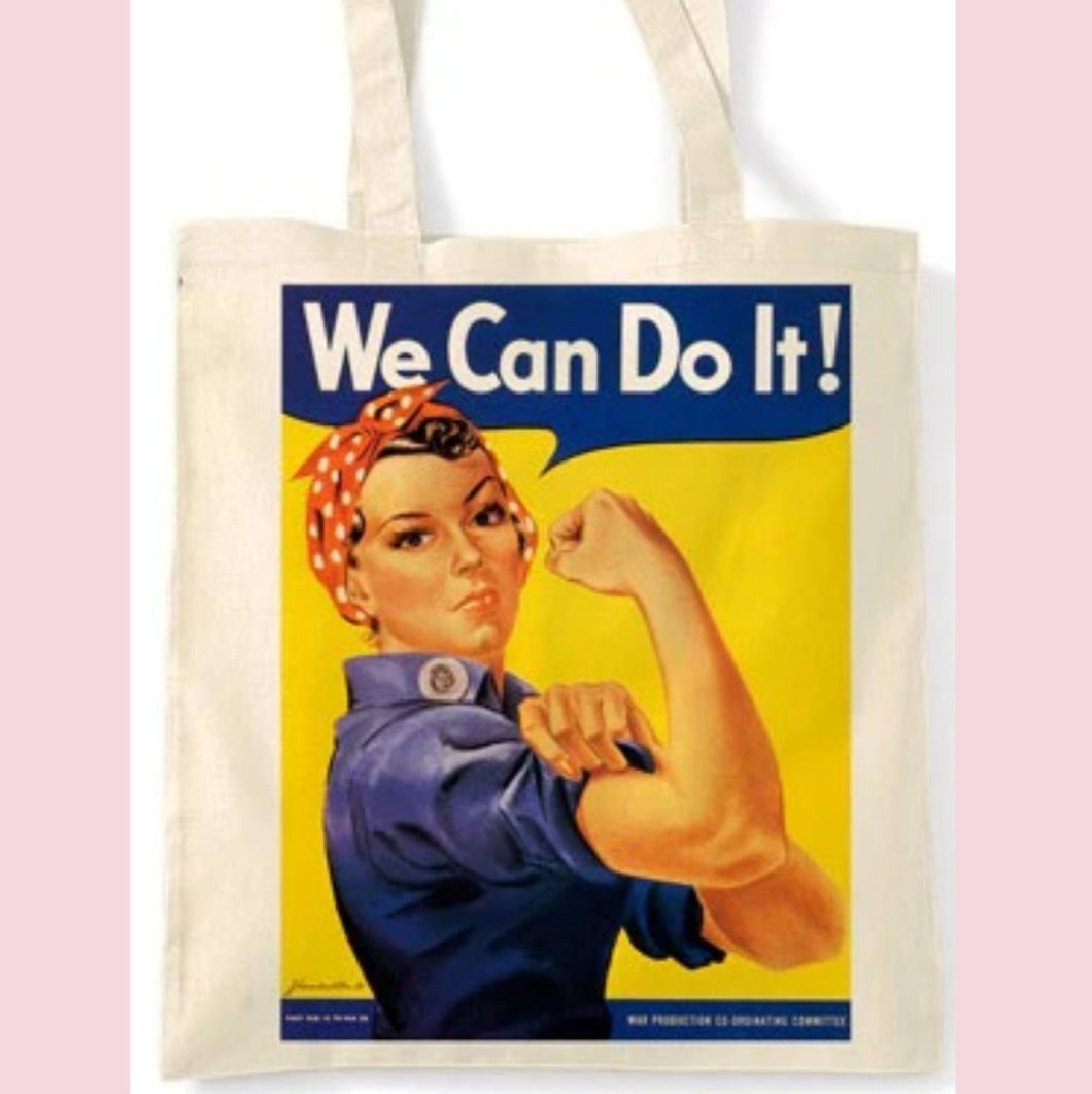 We Can Do It Rosie The Riveter Tote Bag
