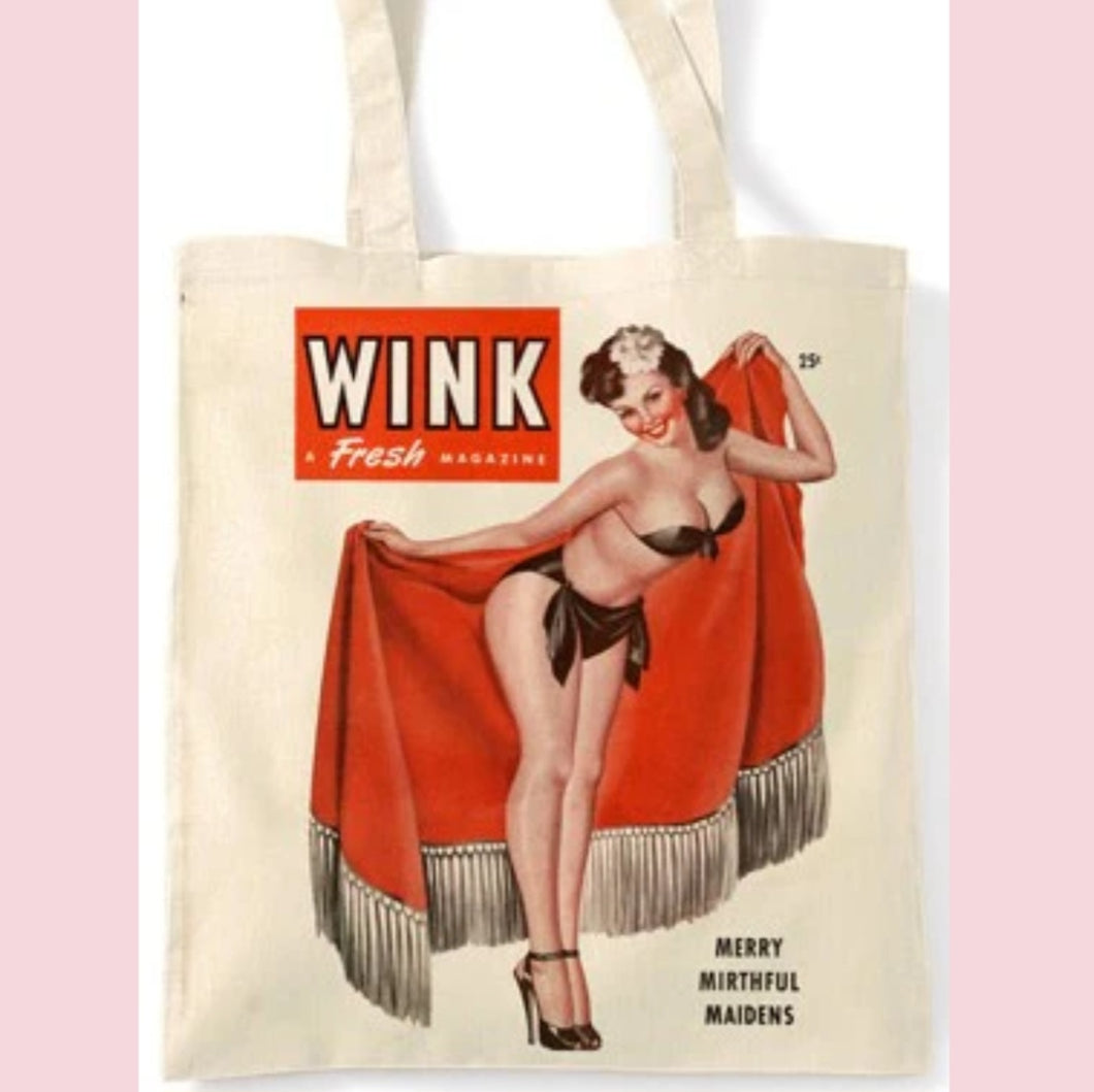 Wink, Merry Mirthful Maidens Tote Bag