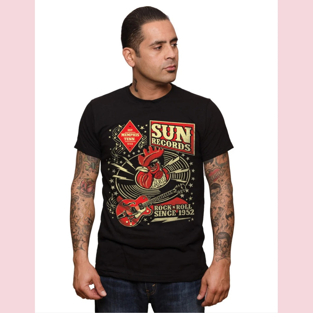 Steady Clothing Inc Officially Licensed Sun Records Hop Men's Tee