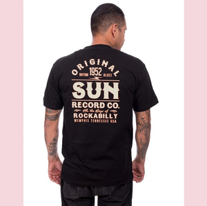 Steady Clothing Inc Officially Licensed Original Sun Records Men's Tee