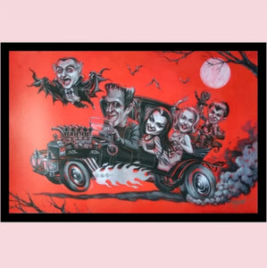 Munsters Midnight Ride 31x46 Unframed Art Print