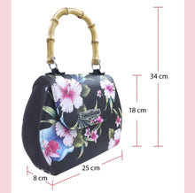 Load image into Gallery viewer, Liquorbrand Luau Handbag Black
