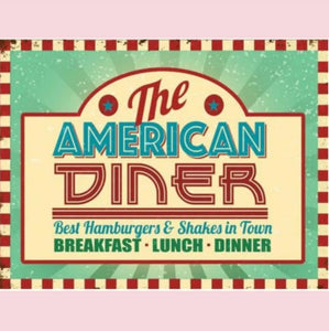 American Diner Large Metal