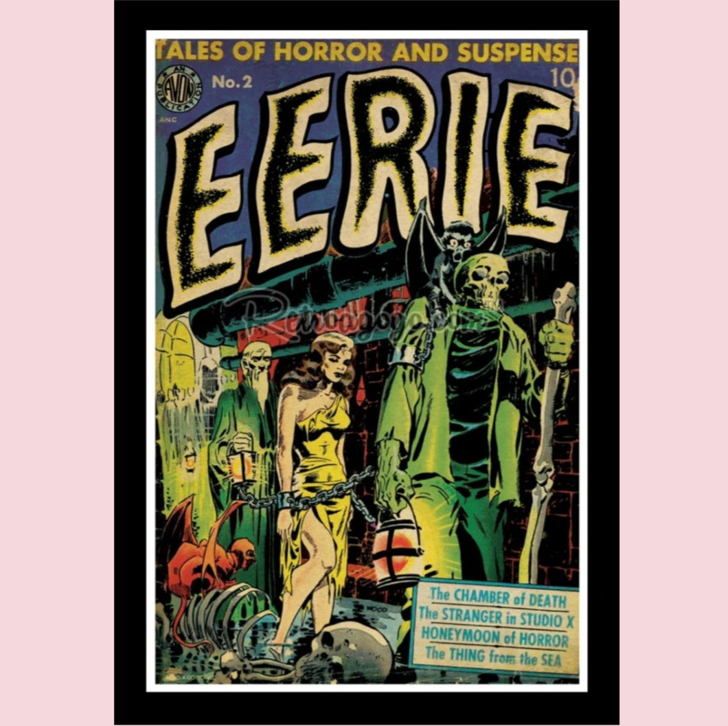 Eerie Tales Magazine Cover 31x46 Unframed Art Print