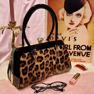 Vera May Leopard Print Handbag