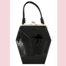 Load image into Gallery viewer, Tatyana To Die For Coffin Handbag Black
