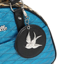 Load image into Gallery viewer, Lux de Ville Villain Blue Love Bird Handbag
