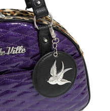 Load image into Gallery viewer, Lux De Ville Poisonous Purple Love Bird Handbag
