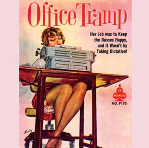 Office Tramp Greetings Card