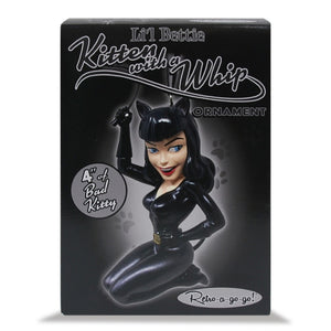 Li'l Bettie Kitten With Whip Hanging Ornament