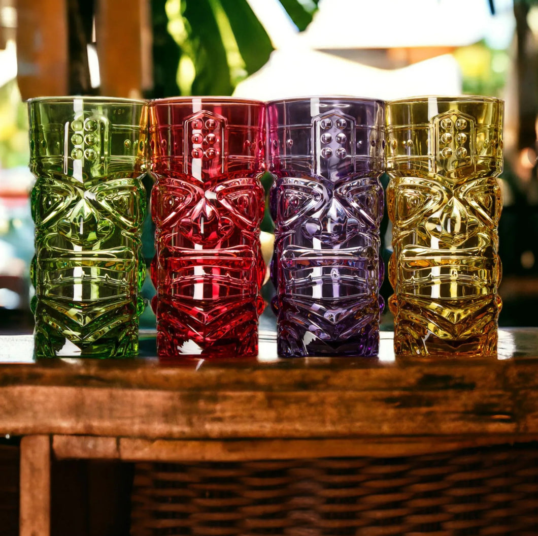 Tiki Drinking Glasses