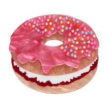 Load image into Gallery viewer, Erstwilder Donut Acrylic Brooch

