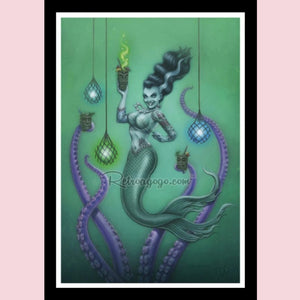 Franken Mermaid 31x46 Unframed Art Print