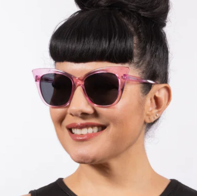 Lux de Ville Sylvia Pink Cat Eye Sunglasses