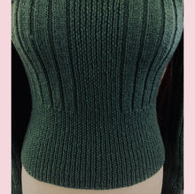 Load image into Gallery viewer, Beautiful Ladies Sweater Hand Knitted From An Original 1940s Pattern
