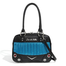 Load image into Gallery viewer, Lux de Ville Villain Blue Hotrod Handbag
