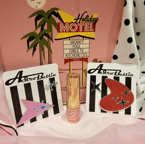 Astro Bettie Atomic Pin Set Red/Black