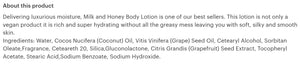 Lulu Blossom Milk & Honey Body Lotion