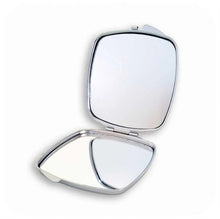 Load image into Gallery viewer, Inkabilly Tiki Compact Mirror Red, Green, Brown &amp; Blue
