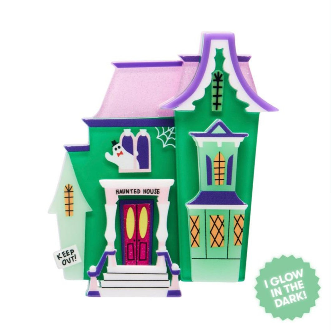 Erstwilder A Day At The Fair Enter If You Dare Acrylic Brooch