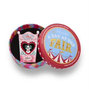 Erstwilder A Day At The Fair Free Kisses Acrylic Brooch