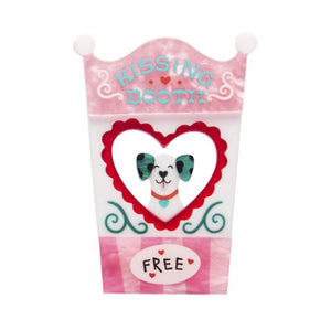 Erstwilder A Day At The Fair Free Kisses Acrylic Brooch