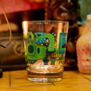 Park Candy Island Supply Blue Hawaii Mai Tai Cocktail Glass