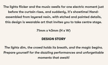 Load image into Gallery viewer, Erstwilder A Day At The Fair It&#39;s Showtime Acrylic Brooch
