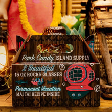 Load image into Gallery viewer, Park Candy Island Supply Red Lava Mai Tai Cocktail Glass
