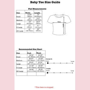 Dark Temptation Ladies Baby Tee Natural