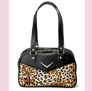 Liquorbrand Bonneville Handbag Leopard Print