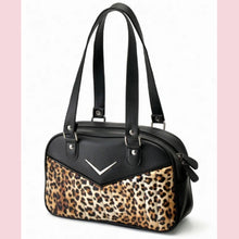 Load image into Gallery viewer, Liquorbrand Bonneville Handbag Leopard Print
