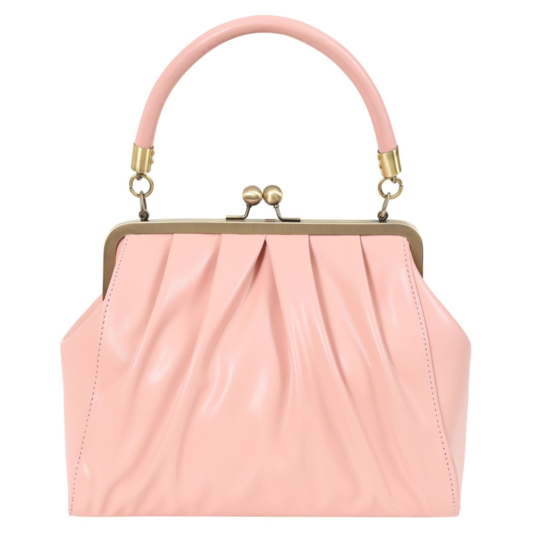 Banned Scarlett 1950s Handbag Pink