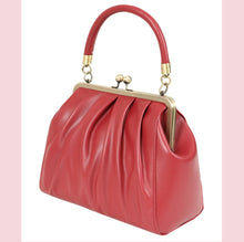 Load image into Gallery viewer, Banned Scarlett 1950s Handbag Burgandy Red
