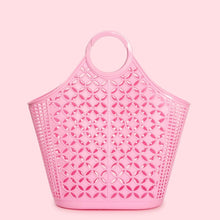 Load image into Gallery viewer, Mid Century Inspired Atomic Tote Bag Bubblegum Pink
